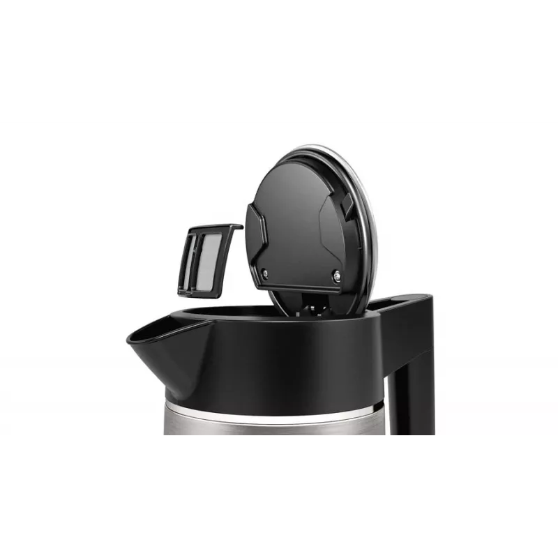 Bosch TWK5P480 waterkoker 1,7 L 2400 W zwart, roestvrij staal