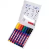 Permanentmarker Edding kleurrijk flipchartset gesorteerd 7 stuks