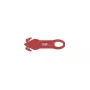 Wedo Foliesnijder Rood Wedo 44 mm breedte 132 mm lengte 4 mm dikte