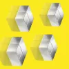 Bastelmagneet vierkant Sigel BA705 neodymium zilver 20x20x10mm