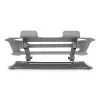 Hama 00126815 aluminium laptopstandaard, in hoogte verstelbaar, kantelbaar, tot 40 cm (15,6 inch), zilver