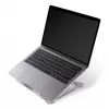 Hama 00126815 aluminium laptopstandaard, in hoogte verstelbaar, kantelbaar, tot 40 cm (15,6 inch), zilver