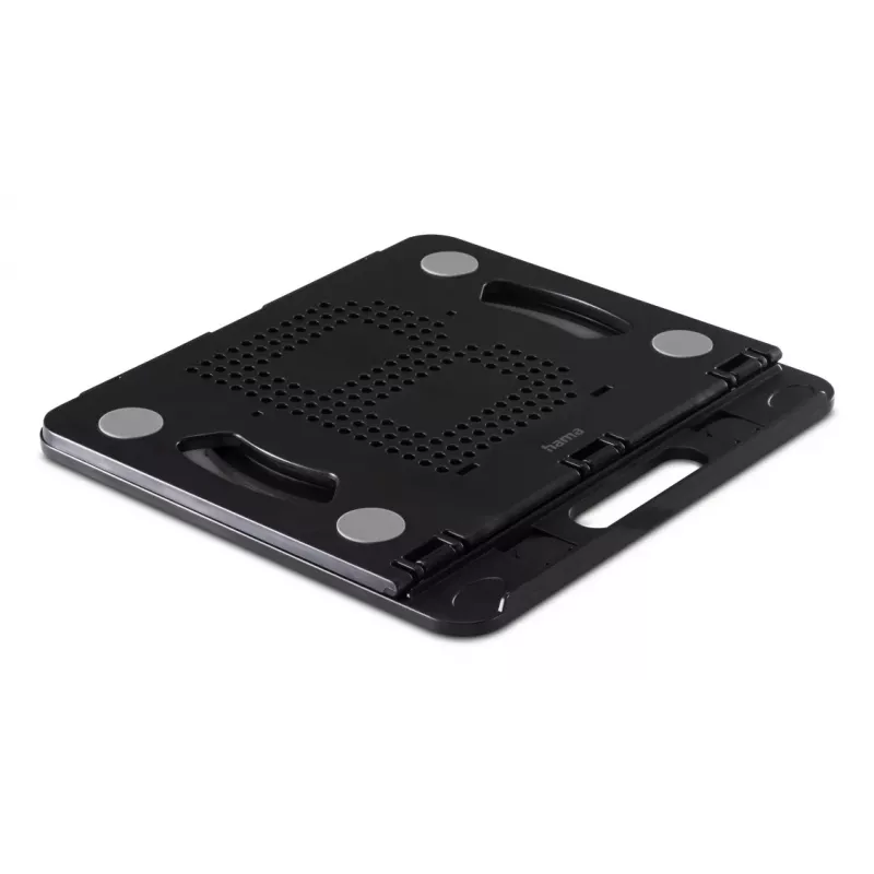 Hama Rotation laptopstandaard, 360° draaibaar, 8 standen kantelbaar, tot 39,6 cm (15,6 inch), zwart