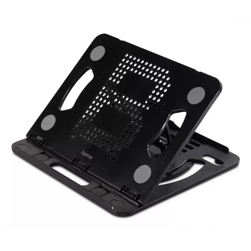Hama Rotation laptopstandaard, 360° draaibaar, 8 standen kantelbaar, tot 39,6 cm (15,6 inch), zwart