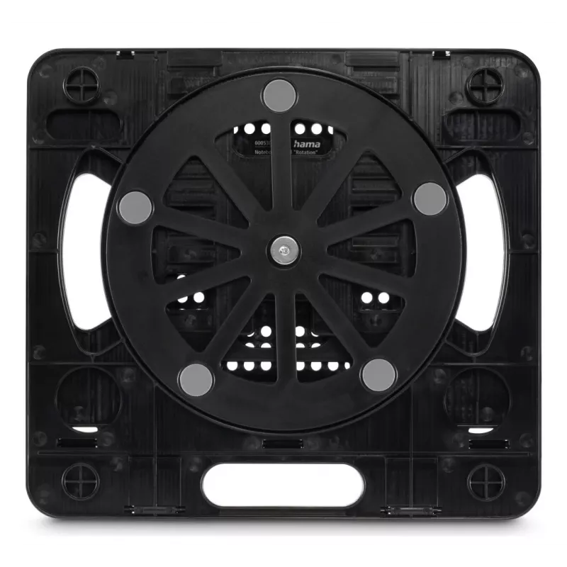 Hama Rotation laptopstandaard, 360° draaibaar, 8 standen kantelbaar, tot 39,6 cm (15,6 inch), zwart