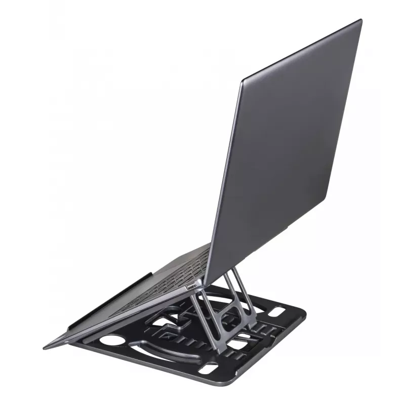 Hama Rotation laptopstandaard, 360° draaibaar, 8 standen kantelbaar, tot 39,6 cm (15,6 inch), zwart