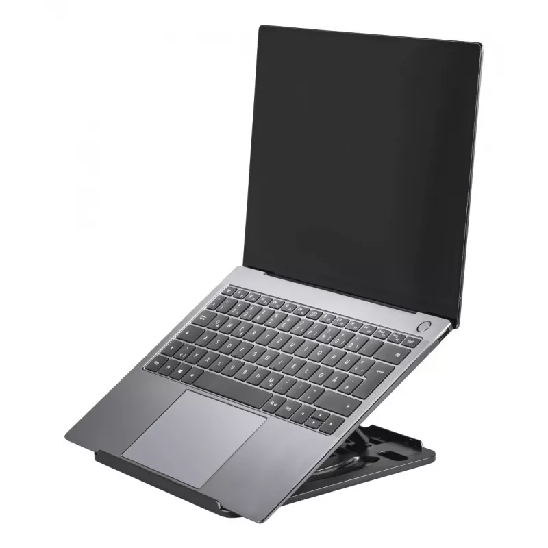 Hama Rotation laptopstandaard, 360° draaibaar, 8 standen kantelbaar, tot 39,6 cm (15,6 inch), zwart