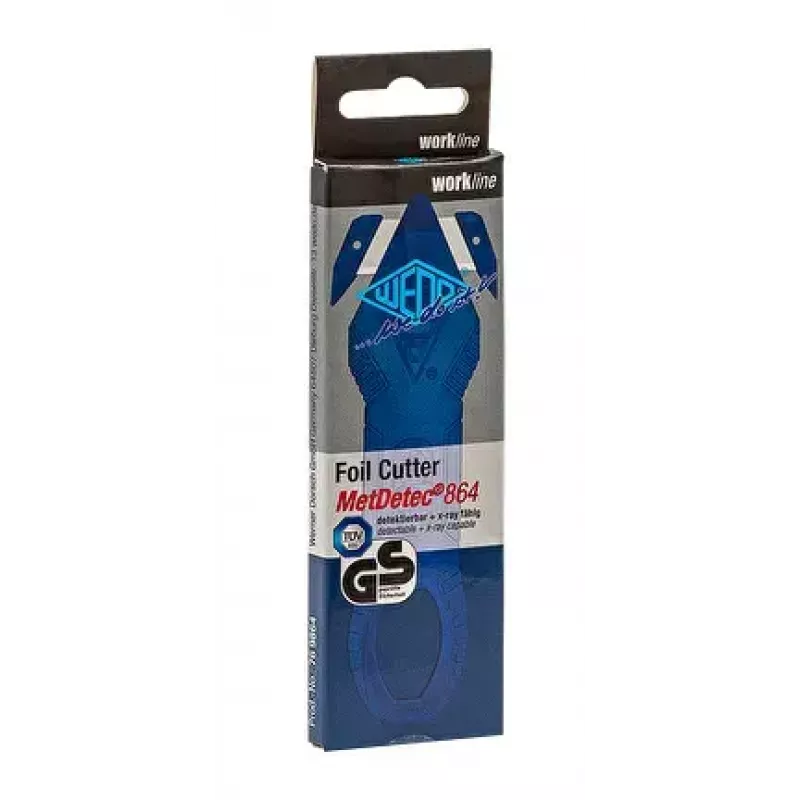 Universeelmes Wedo 76 9864 blauw vast mes