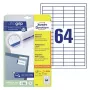 Zelfklevende etiketten Avery 4785 rechthoekig permanent wit 1920 stuks