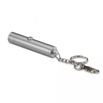 Laserpointer HAMA LP-LC1 640 nm rood, 50 m bereik, LR44 batterij, zilver