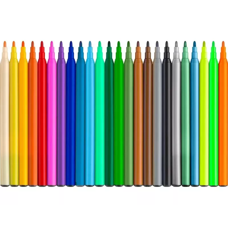 Viltstift Faber-Castell 554222 meerkleurig 24 stuks