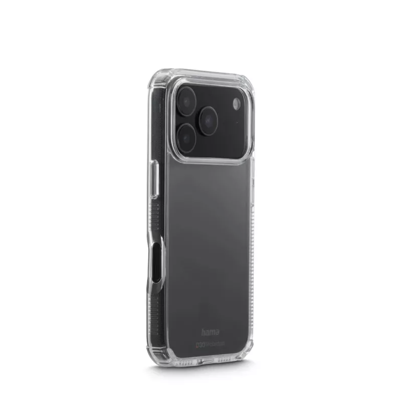 Hama Extreme Protect 00232395 telefoonhoesje voor Apple iPhone 17 Pro, transparant