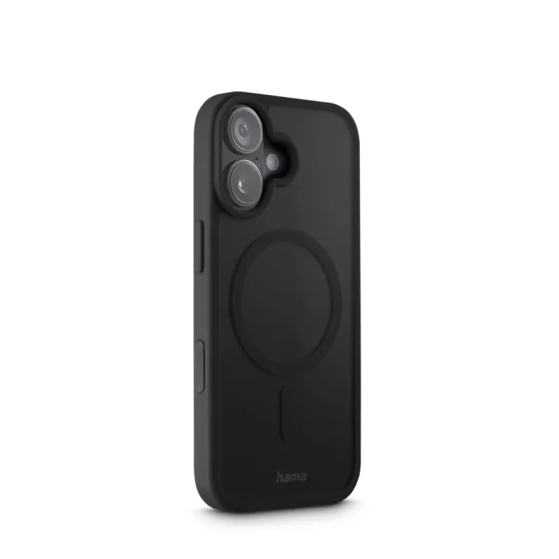 Hama Frame Protect 00232381 telefoonhoesje voor Apple iPhone 17, magnetisch, transparant, zwart