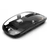Hama WM-600 Multi-Device muis, draadloos RF + Bluetooth, plat, 6 knoppen, transparant