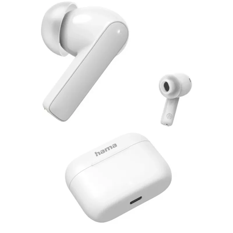 Hama Passion Clear II Headset True Wireless Stereo (TWS) in-ear bellen/muziek Bluetooth wit