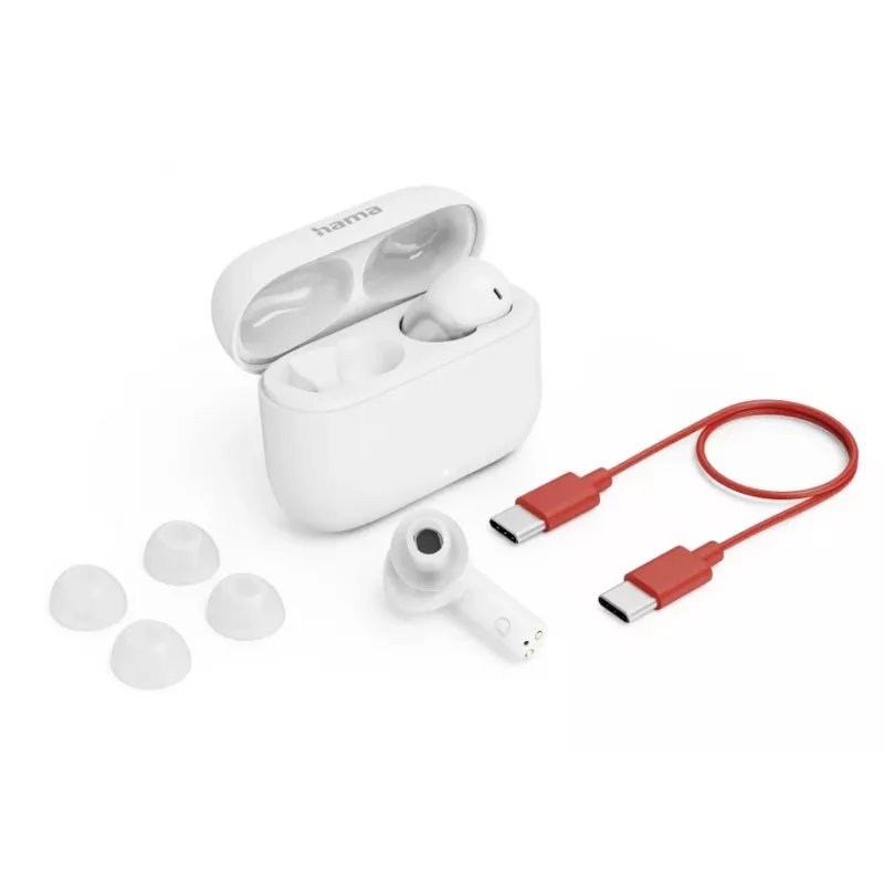 Hama Passion Clear II Headset True Wireless Stereo (TWS) in-ear bellen/muziek Bluetooth wit