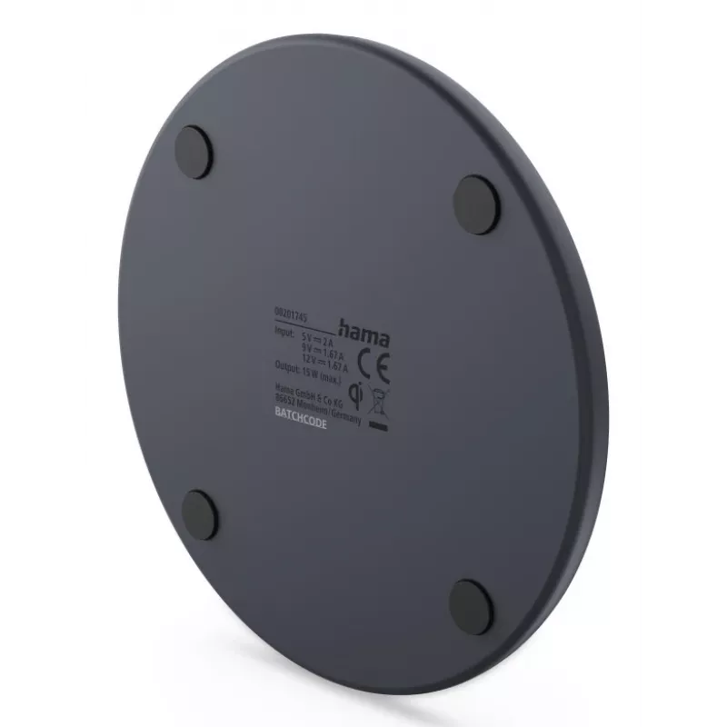 Hama 00201745 mobiele apparaatlader smartphone USB draadloos laden snel laden binnen