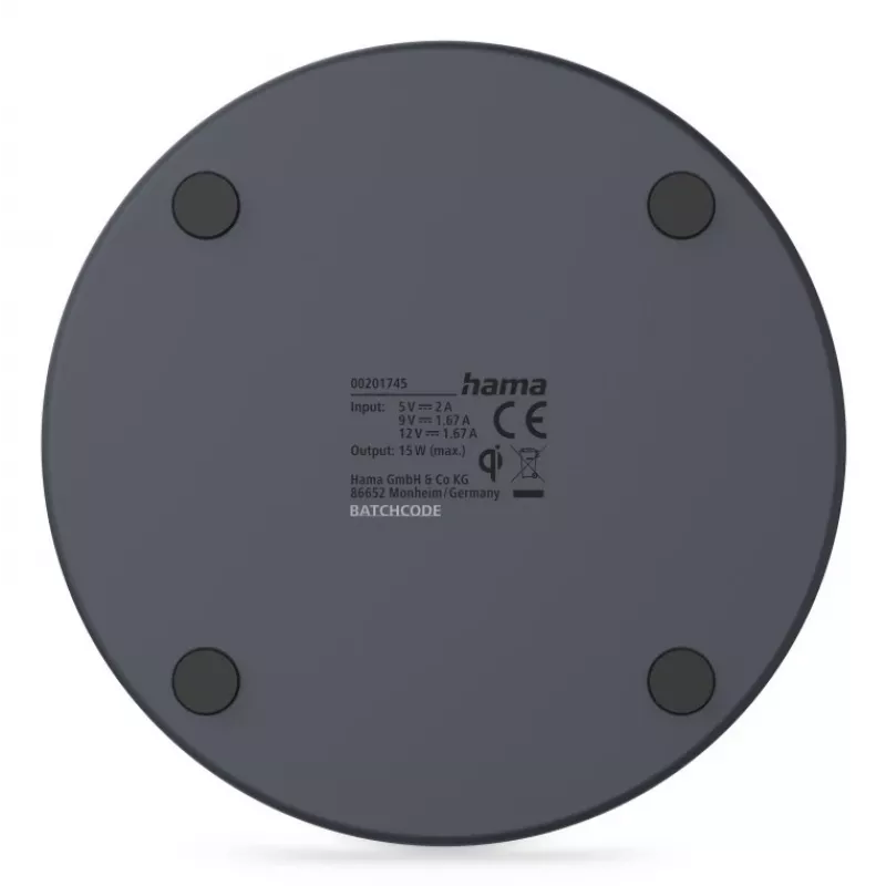 Hama 00201745 mobiele apparaatlader smartphone USB draadloos laden snel laden binnen
