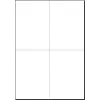 Sigel LP711 briefkaartpapier A6 (105 x 148 mm), 185 g/m2, 80 kaarten, wit