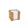 WEDO 61 707 bamboe notitiebox met 900 vel, 90 x 90 mm