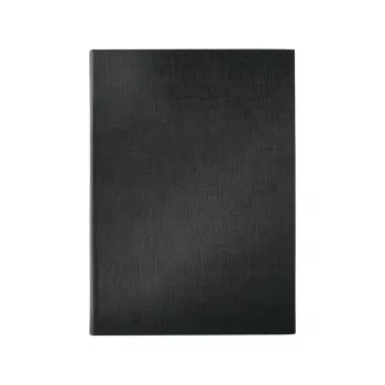 Ordner Sigel SM115 leer linnen kunststof zwart A5