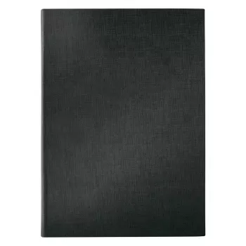 Sigel SM110 menumap A4, zwart, kunststof, met 2 transparante dubbele hoezen