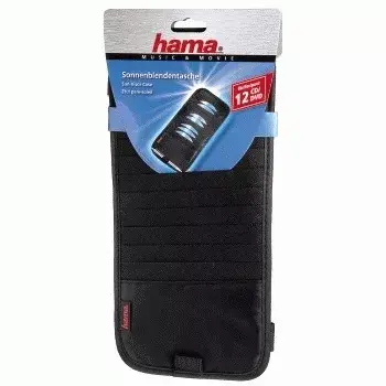 Hama auto-zonnekleptas, 12 cd's 12 discs zwart