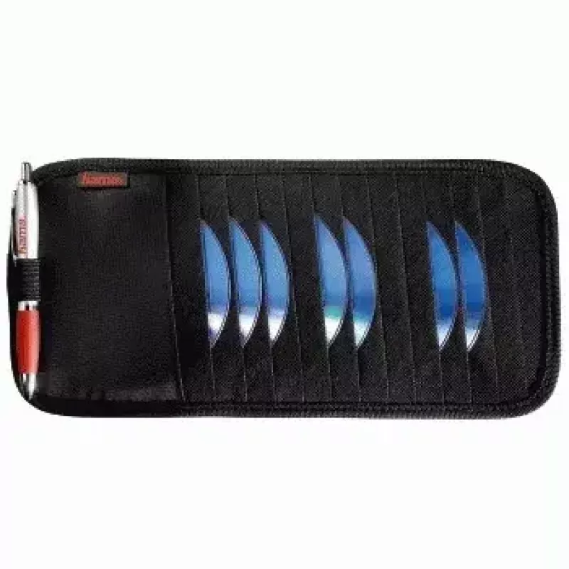 Hama auto-zonnekleptas, 12 cd's 12 discs zwart