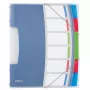 Esselte Divider Book Vivida PP 6 tabs, blauw, veelkleurig, polyvinylchloride (PVC), A4, 266 mm, 20 mm, 320 mm