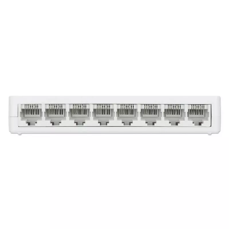 Manhattan 8-poorts Fast Ethernet-switch, kunststof, drie jaar garantie, doos