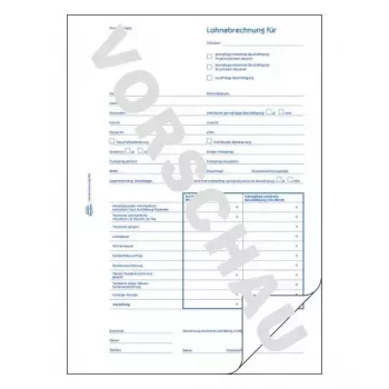 Administratieboek Avery 506 Blauw Wit