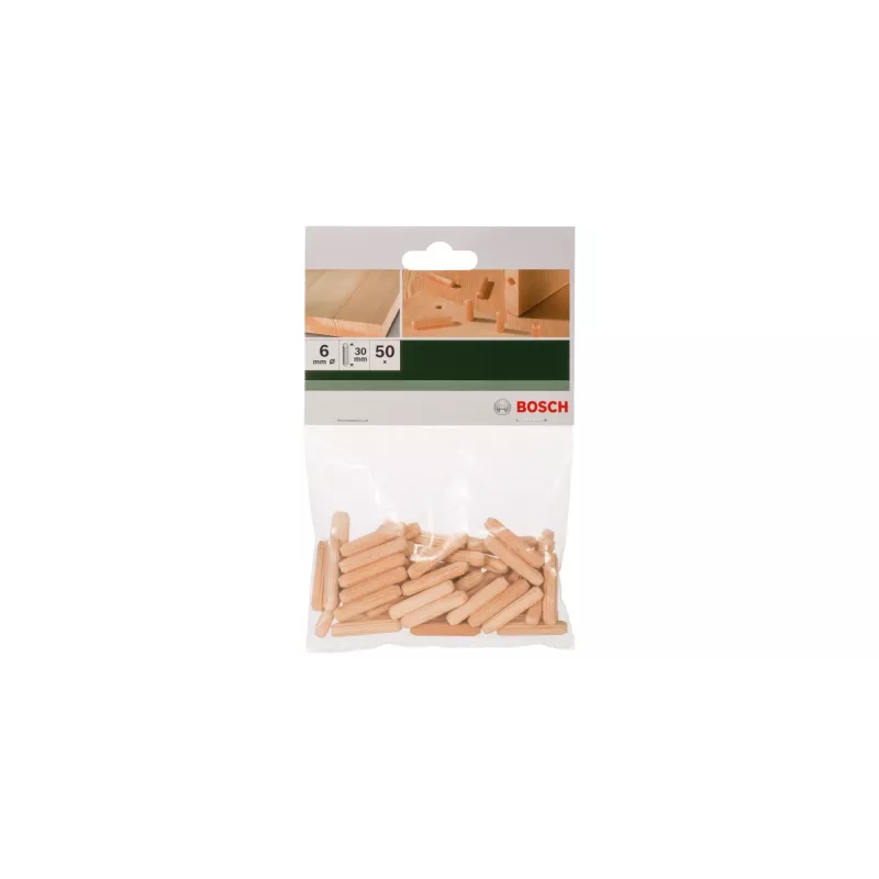 Bosch 2 609 255 309 plug 50 stuks hout rond