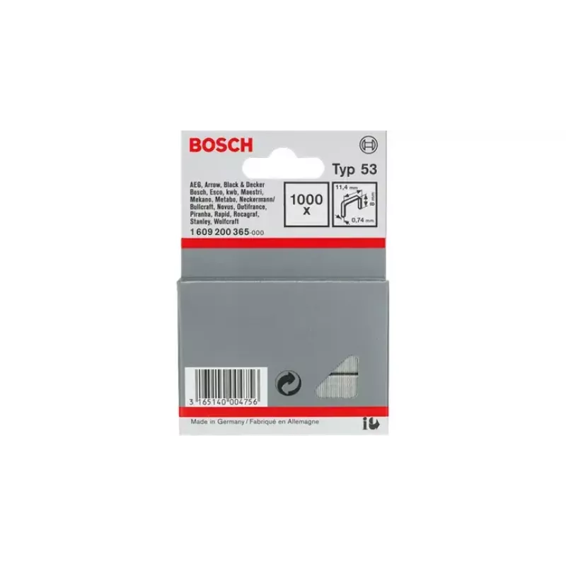 Bosch fijndraadnieten, type 53: