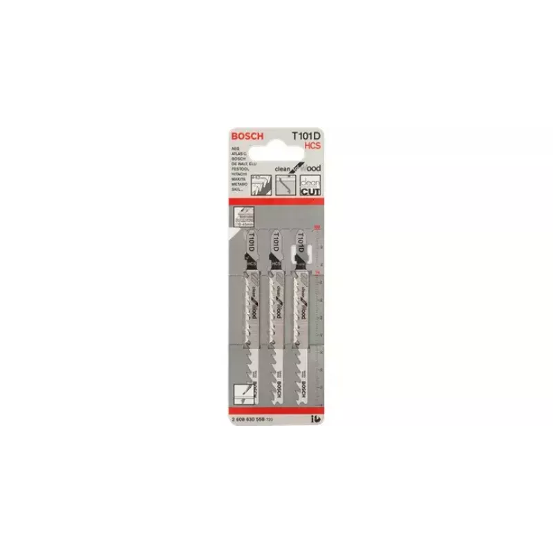 Decoupeerzaagblad Bosch T 101 D Clean voor hout