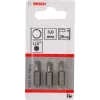Schroefbit Bosch 2607001722 extra hard Hex 3 mm 25 mm 3 stuks