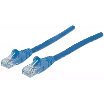 Intellinet netwerk-patchkabel, Cat6, 20 m, blauw, CCA, U/UTP, PVC, RJ45, vergulde contacten, rastanasvrij, knikbescherming, levenslange garantie