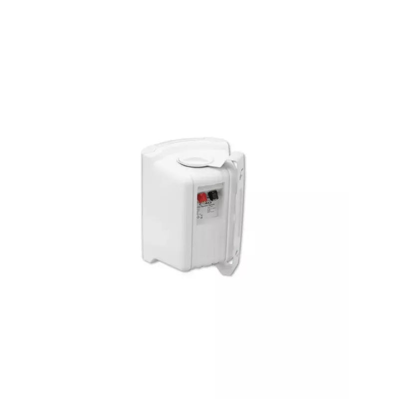 Omnitronic C-40 2-weg luidspreker, wandmontage, 50–20000 Hz, bedraad, ABS, wit