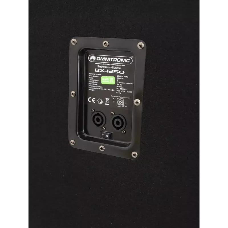 Actieve subwoofer Omnitronic BX-1250