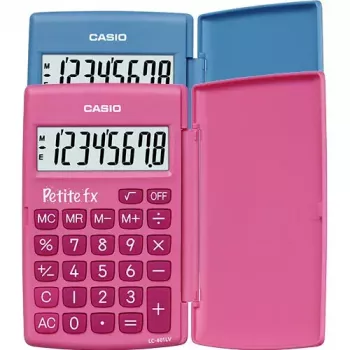 Basic rekenmachine Casio Petite FX pocket basic roze