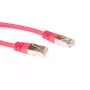 ACT rood 1 meter F/UTP CAT5E patchkabel met RJ45-stekkers