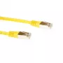 F/UTP CAT5E patchkabel ACT IB7815 15 meter RJ45-stekker geel