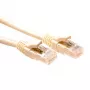 ACT ivoor 1 meter U/UTP CAT5E patchkabel componentniveau met RJ45-stekkers