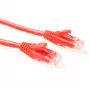 ACT rood 3 meter U/UTP CAT6 patchkabel componentniveau met RJ45-stekkers