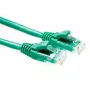 ACT groen 1 meter U/UTP CAT6 patchkabel componentniveau met RJ45-stekkers