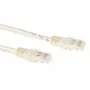 ACT IB1051 Cat6a U/UTP patchkabel, RJ45, 1,5 m, ivoor