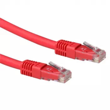 ACT Rood 5 meter LSZH U/UTP CAT6A patchkabel met RJ45-aansluitingen