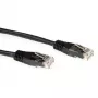 ACT zwart 1,5 meter LSZH U/UTP CAT6A patchkabel met RJ45-stekkers