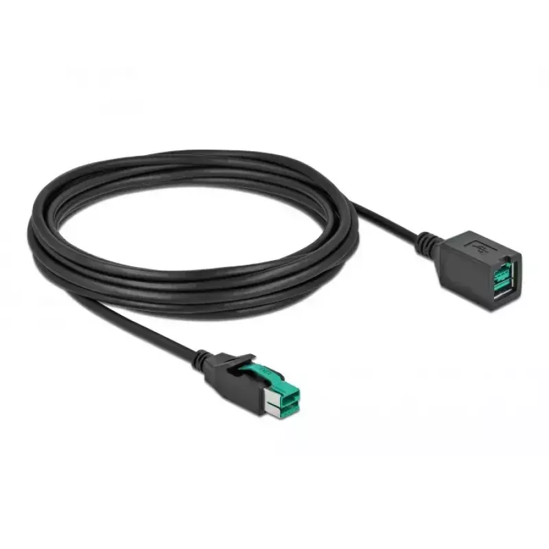 Actieve USB-verlengkabel DeLOCK 85984 12V 5m zwart
