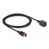 Actieve USB-verlengkabel DeLOCK 85986 24 V 2 m zwart