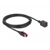 Powered USB verlengkabel DeLOCK 85987 24 V 3 m zwart